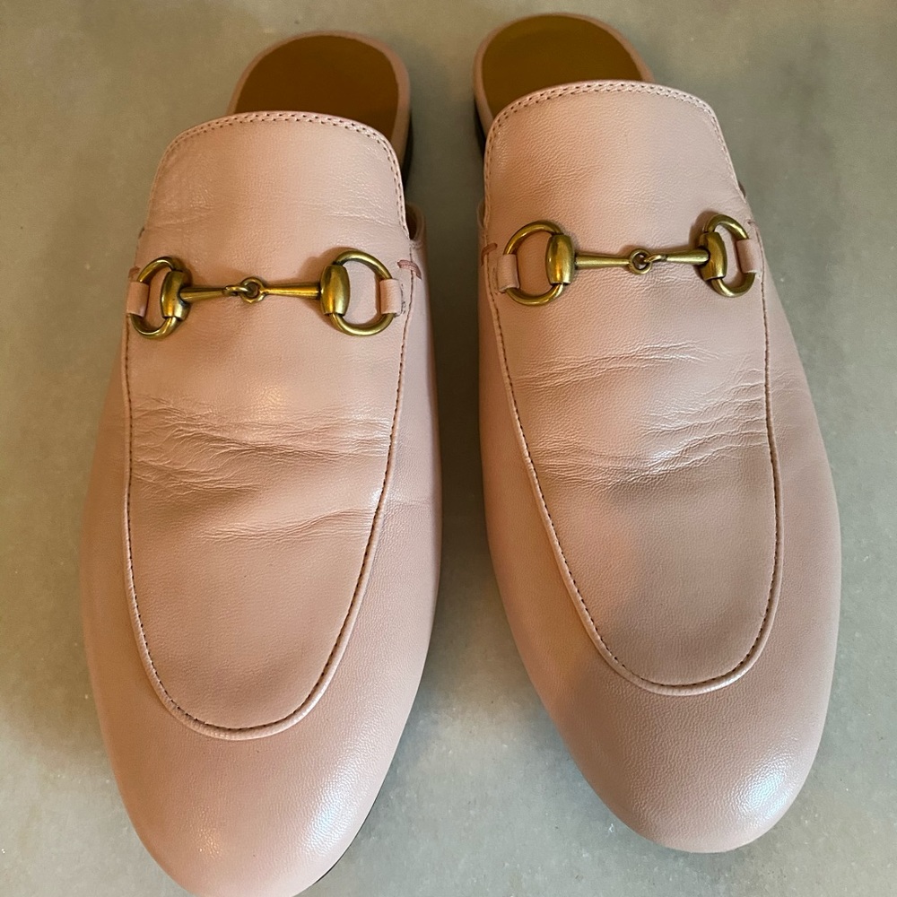 Gucci Princetown Leather Mule Pink 38.5